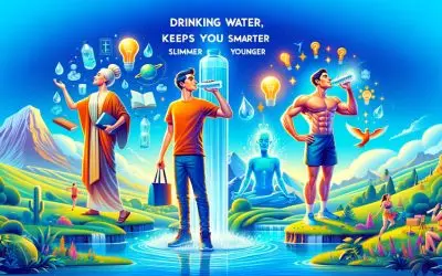 Drinking Water Keeps You Smarter, Slimmer & Younger