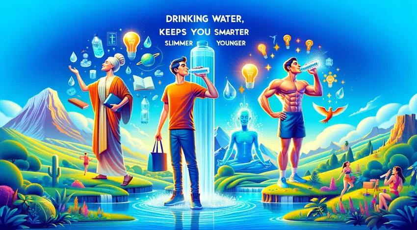 Drinking Water Keeps You Smarter, Slimmer & Younger