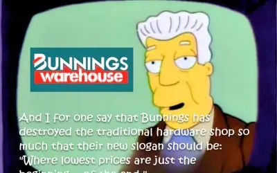 Bunnings Are Not And Never Will Be Plumbers