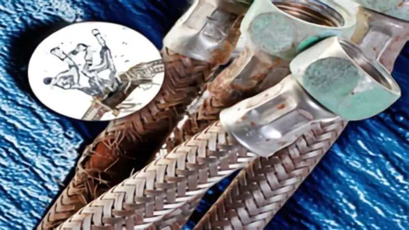 What Do Rust Spots Mean On The Flexible Hoses on My Tap