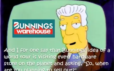 Fear of Bunnings and Masters