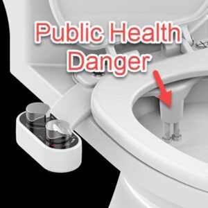 A DIY installation of Douche Spray or Bidet Spray is Against the Law illegal toilet seat bidet from https://www.mybidetaustralia.com.au/bidet-australia which Whywait Plumbing would never install