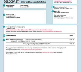 How much will a leak add to your Gold Coast water bill?