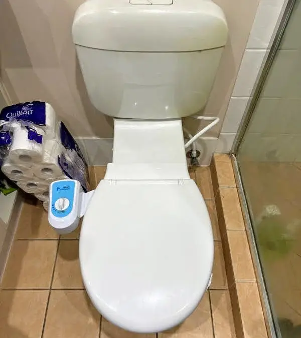 Can I install a bidet seat or douche hand spray to my toilet?