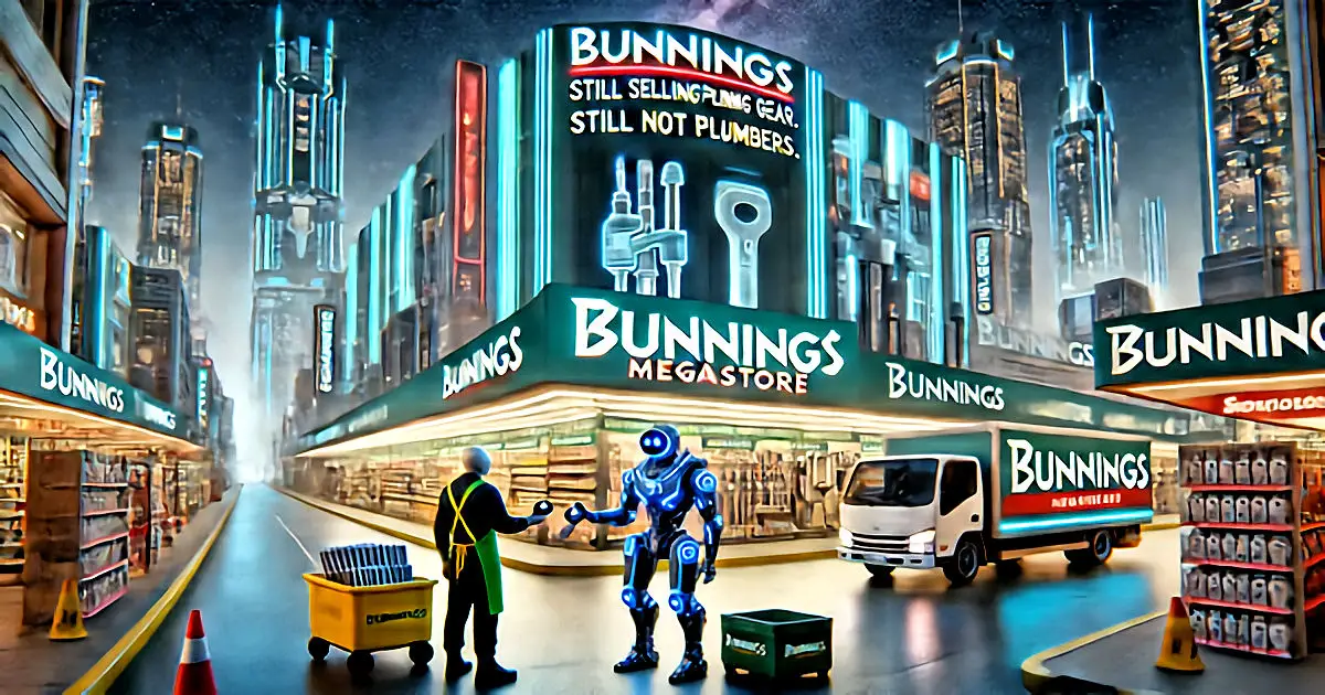 Bunnings Are Still Not Plumbers