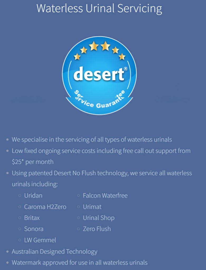Desert No Flush Cartridge