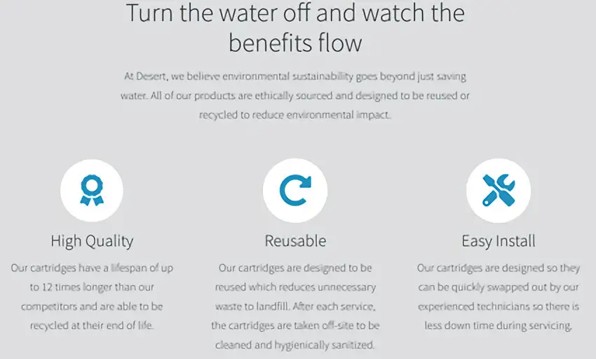 Desert No Flush Cartridge