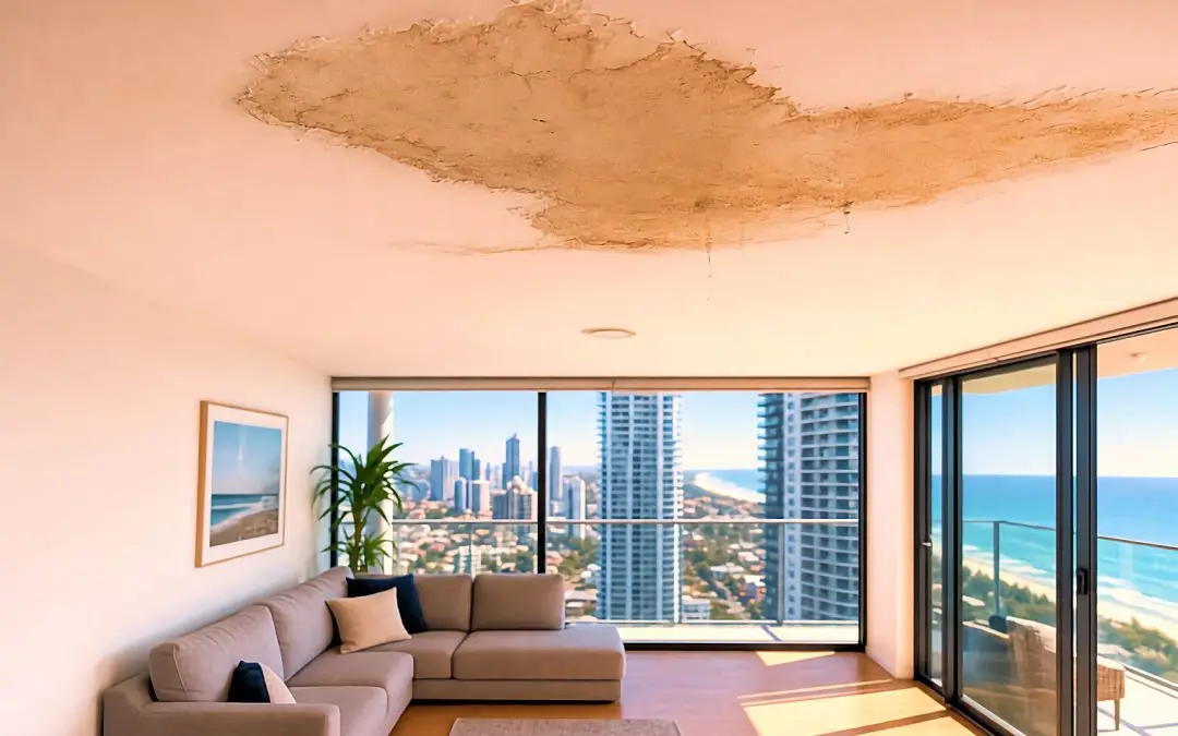 burst pipe apartment, who is responsible
